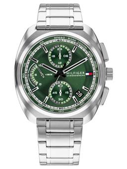 Tommy Hilfiger - Cole Qtz Fashion Chrono Round Green Dial Watch (TH1792274W) (M)