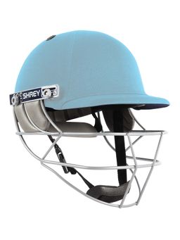 Shrey - Match 2.0 Steel-Sky Blue Cricket Helmet