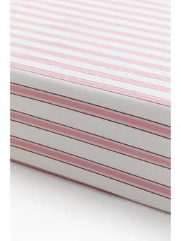 H&M - Pink Patterned Cotton Fitted Sheet