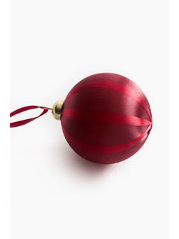 H&M - Red Satin Thread Bauble