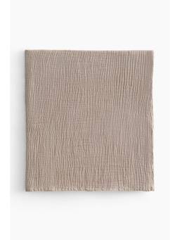 H&M - Beige Cotton Muslin Baby Blanket