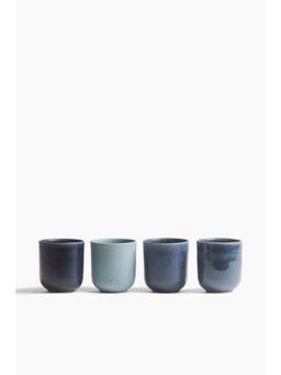 H&M - Multi-Color 4-Pack Stoneware Mugs