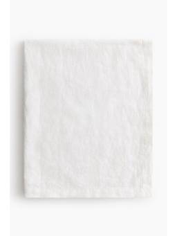 H&M - White Linen Tablecloth