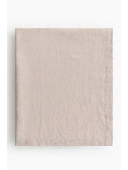 H&M - Beige Linen Tablecloth