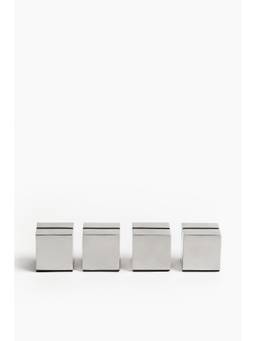 H&M - Silver 4-Pack Place Card Holders