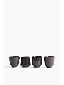 H&M - Black Stoneware Mugs