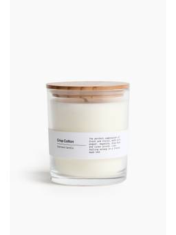 H&M - White Wood-Lid Scented Candle