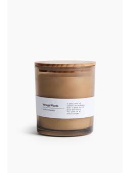 H&M - Beige Wood-Lid Scented Candle