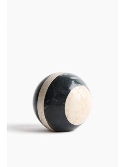 H&M - Black Spherical Marble Sculpture