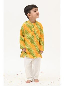 Peekaaboo Kids - Green Boys Saavan 2.0 Pure Cotton Kurta With Pant
