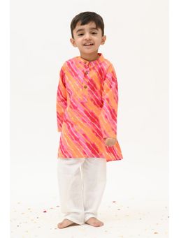 Peekaaboo Kids - Pink Boys Saavan 2.0 Pure Cotton Kurta With Pant