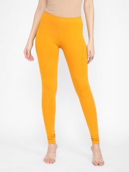 R&B - Solid Mustard Regular Women Leggings