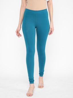 R&B - Solid Teal Regular Women Leggings