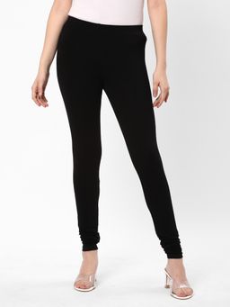 R&B - Solid Black Skinny Women Leggings