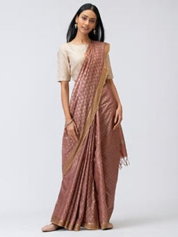 Fabindia - Tussar Cotton Block Printed Sari