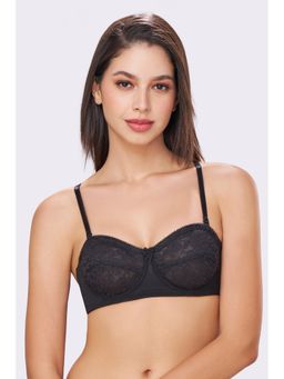 bodyline - Citra Black Strapless Wired Lace Bra with Detachable Multiway Straps