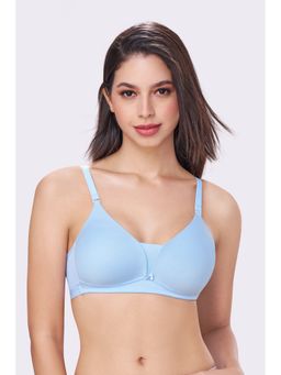 bodyline - Pixie Powder Blue Seamless Wire-Free Padded Bra with Detachable Straps