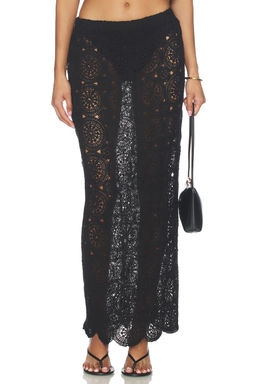 4th & Reckless - Laurenne Crochet Maxi Skirt
