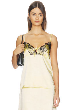 4th & Reckless - x REVOLVE Rena Satin And Lace Top