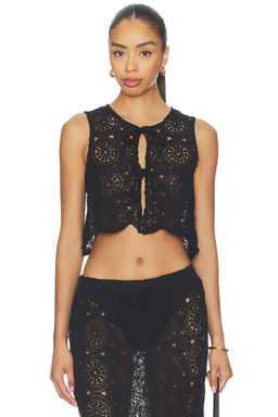 4th & Reckless - Laurenne Crochet Tie Top