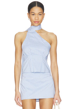 ALL THE WAYS - Sandy Tie Neck Top