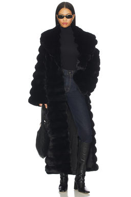 Adrienne Landau - Chinchilla Full Length Coat