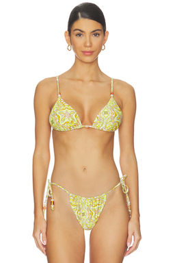 AFRM - Capri Beaded Bikini Top