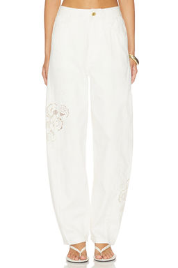 Aje - Halo Embroidered Pants