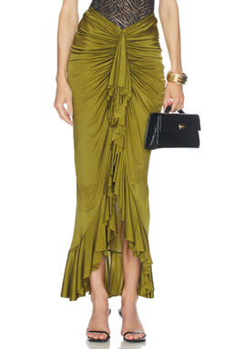 Atlein - Ruffle Long Skirt