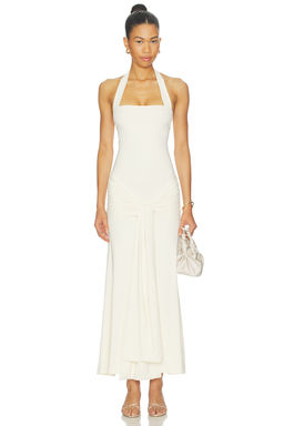 Bardot - Emilia Tie Front Halter Dress