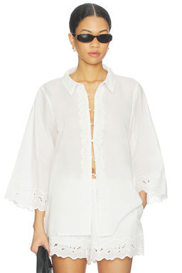 Bardot - Aleria Cotton Shirt With Trim