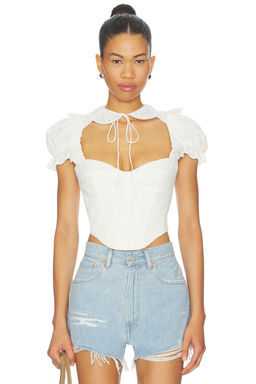 Bardot - Allington Broderie Corset Top