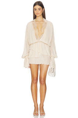 Blumarine - Georgette Plisse Dress