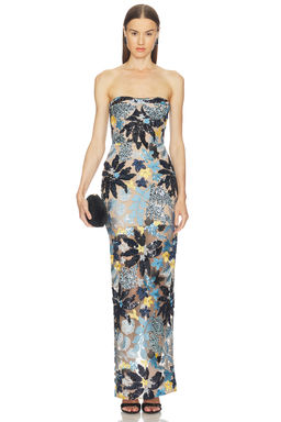 Bronx and Banco - Dahlia Strapless Maxi Dress