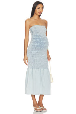 BUMPSUIT - Denim Smocked Dress