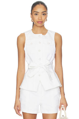 Cinq a Sept - White Denim Reenee Vest