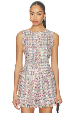 Cinq a Sept - Wildflower Tweed Camen Vest