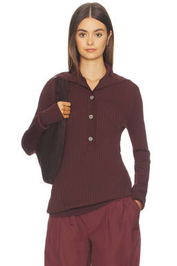 Entire Studios - High Neck Henley Top