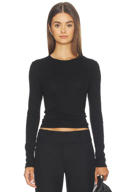 Enza Costa - Fine Supima Cotton Long Sleeve Crew