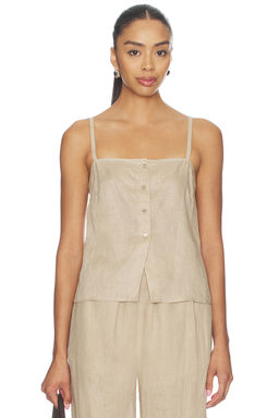 FRAME - The Linen Button Cami