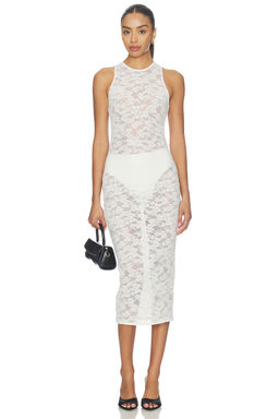 fleur du mal - Le Stretch Lace Racer Tank Dress