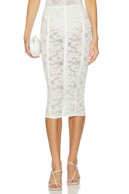 fleur du mal - Le Stretch Lace Pencil Skirt