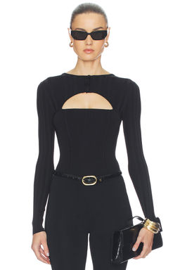 fleur du mal - Rib Shrug Bodysuit