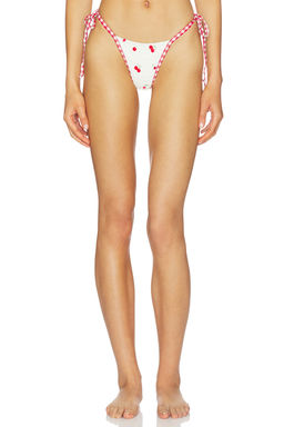 For Love & Lemons - Beaded Cherries Bikini Bottom