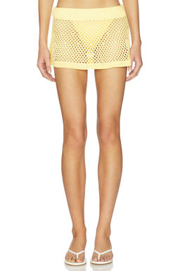 Frankies Bikinis - Adaline Crochet Mini Skirt