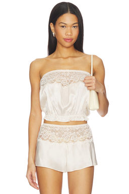Frankies Bikinis - Rosie Silk Sleeveless Blouse