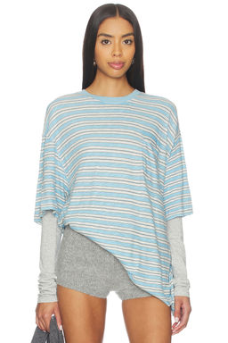 Free People - x All Love Stripe Pocket Tee