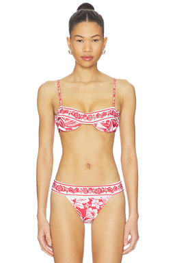 FARM Rio - Cashew And Birds Underwire Bikini Top