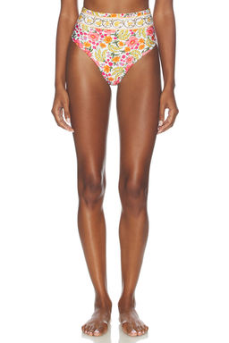 FARM Rio - Banana Flowers High Waist Bikini Bottom