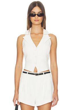 Good American - Luxe Suiting Halter Vest